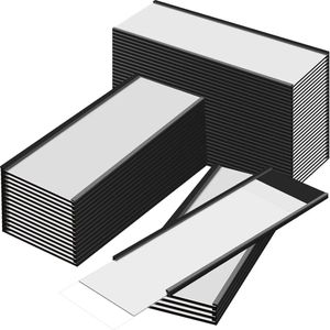 Consumerce® Magnetische Etikethouder - 50 Stuks – Labelhouder Transparant – Etikettenhouder – Label Prijskaarthouder – Etiket Houder – Naamboordjes – Magneet - Magnetisch