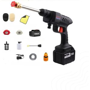Globe Goods® - Draadloze Hogedrukreiniger - Hogedruk Spuitpistool - Hogedrukreiniger - Hogedrukreinigers - Autowassen - Hogedrukreiniger Auto - Hogedrukspuit - Elektrische Hogedruk Spuit - Tuin, Auto En Huis - 60 Bar - Zwart