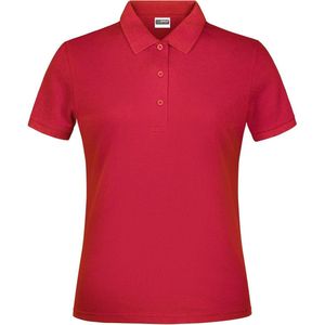 James And Nicholson Dames/dames Basic Polo Shirt (Rood)