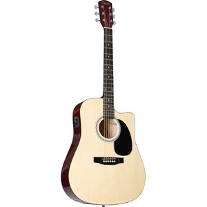 Squier SA-105CE Dreadnought Natural - Akoestische gitaar