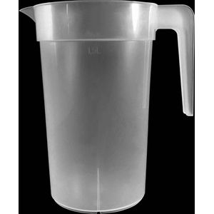 BIER PITCHER/SCHENKKAN 1,5 L. (3 STUKS) HERBRUIKBAAR.