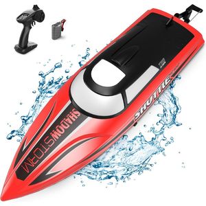 Op Afstand Bediening Boot 2.4 GHz - Elektrische Raceboot voor Kinderen en Volwassenen - 180° Automatische Flip - Automatische Piloot - 15 Minuten Speeltijd - Hoge Snelheid tot 25 km/u