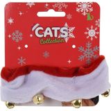 Kerst Halsband Voor Katten - Dierenhalsband - Rood/Wit