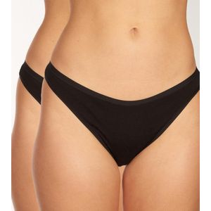 Schiesser 95/5 Organic 2PACK String Dames Onderbroek - Maat 44