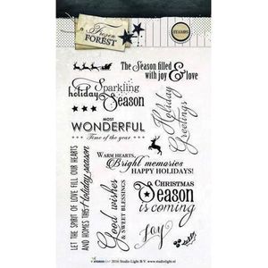 Frozen Forest - Kerst - Transparante Stempel - A6-kaarten maken-hobby-knipvel-scrapbook-creatief-knutselen-DIY