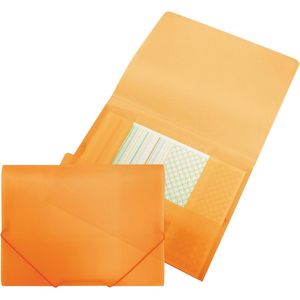 Beautone elastomap met kleppen A4 oranje (1 stuk)