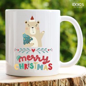 Merry Christmas | Mok met tekst | Grappige mok | Verjaardag cadeau | Cadeau voor man | Cadeau voor vrouw | Cadeau voor haar | Cadeau voor hem | Grappige cadeau | Thee glazen | Valentijn cadeautjes | Koffiekopjes