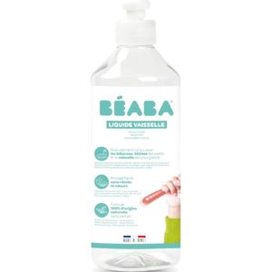 Béaba Afwasmiddel - Voor Flessen, Fopspenen & Babyservies - 100% Natuurlijke Oorsprong - Biologisch Afbreekbaar - 500 ml