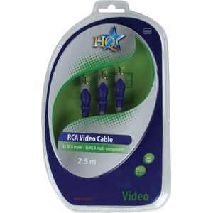 HQ, Standard 3x RCA Component Video Kabel 2,5m