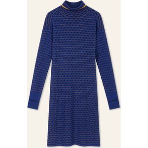 Darling knitted dress long sleeves 54 Spectrum Blue Blue: XXL
