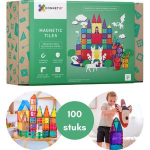 Connetix - Creative Pack 102 stuks - magnetisch constructiespeelgoed