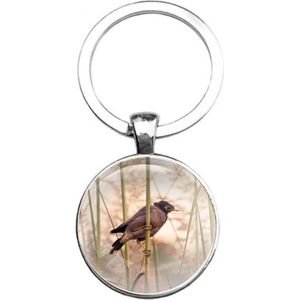 Sleutelhanger Glas - Vogel