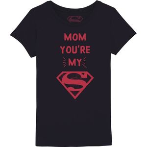 DC Comics - Mom, You're my Superwoman Child T-Shirt Black - 6 Years