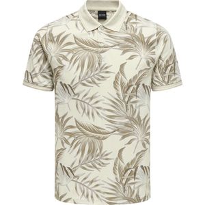ONLY & SONS ONSKASH SLIM LEAF AOP SS POLO Heren Poloshirt - Maat L