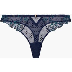 Aubade - Velvet Memories - String - Maat 42 - Blauw - RB26