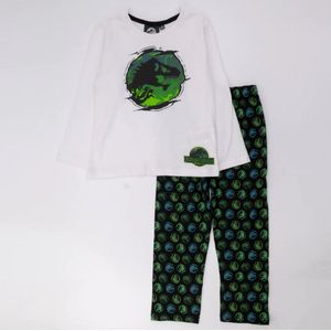 Jurassic World Dino Pyjama - Wit multi. Maat 110 cm / 5 jaar