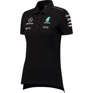 Hugo Boss - Mercedes AMG F1 - Formule 1 - Team Polo - Dames - Zwart - Maat XXS