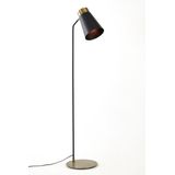 Light & Living Vloerlamp Braja - 143cm hoog - Mat Zwart/Antiek Brons