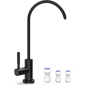 Drinkwaterkraan - SUS304 Roestvrij Staal Zwart waterfilter kraan