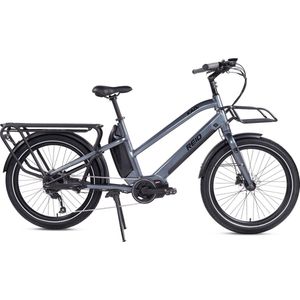 REID KADE 24 INCH LONGTAIL E-BIKE ALTUS 9 SPEED DARK GREY