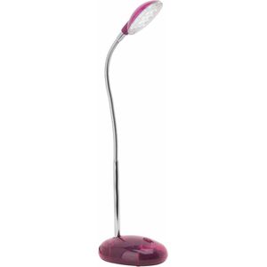 Brilliant Timmi 2W LED A+ Roze, Transparant tafellamp