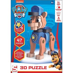 Paw Patrol 3D Puzzel Chase (47 Stukjes) - Geschikt voor kinderen vanaf 4 jaar