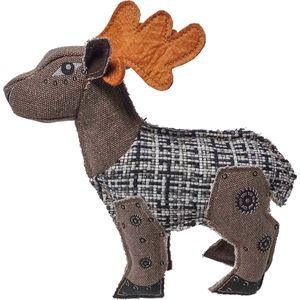 Duvoplus - Speelgoed Voor Dieren - Hond - Canvas Hert 8x27x26cm Gemengde Kleuren - 1st
