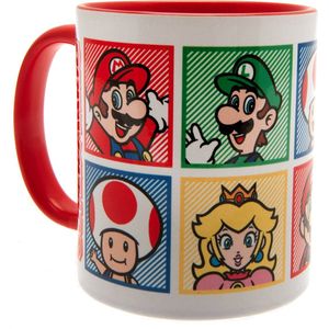Nintendo - Super Mario (4 kleuren) Rode Mok 315ml