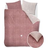Riviera Maison Coughton Court dekbedovertrek - Eenpersoons - 140x200/220 - Roze