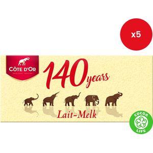 Côte d'Or - chocoladetablet - vol melk - 150g x 5