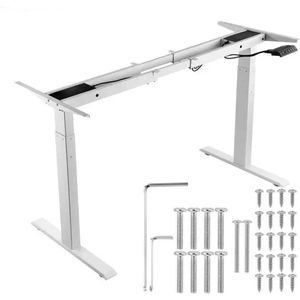 Sit Stand Desk - Sit Stand Desk Elektrisch - Bureaustandaard - Bureaustandaard - Elektrisch Bureaustandaard - DIY Workstation Base - voor thuis en kantoor - 70-120 cm- Dubbel - Zwart