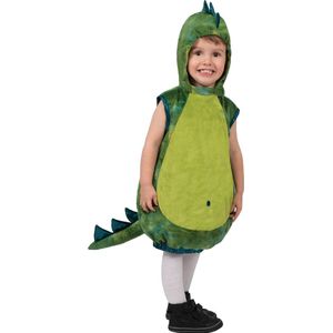 Rubies - Draak Kostuum - Groene Dino Spike Kind Kostuum - Groen - Maat 96 - Halloween - Verkleedkleding