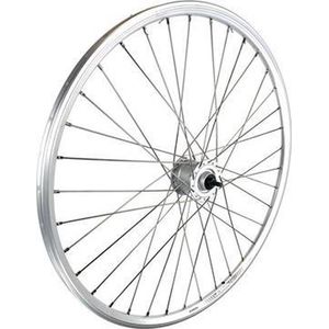 Voorwiel 28 inch 622 zilver naafdynamo spaak 13