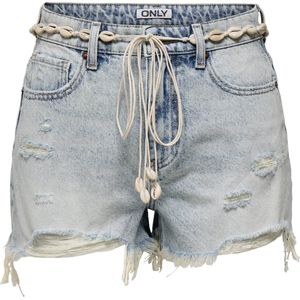 ONLY - ONLZUMA HW SHELL BELT DNM SHORTS BJ - Dames - Bermuda shorts