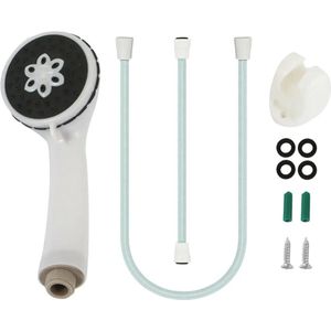 Vevor - Draagbare doorstroomwaterverwarmer - LPG Propaan Gasverwarmer - Tankloos - Wandmontage - 12L 24KW - Zilver