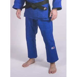 Ippon Gear Fighter, blauwe judobroek voor fighters (Maat: 140)