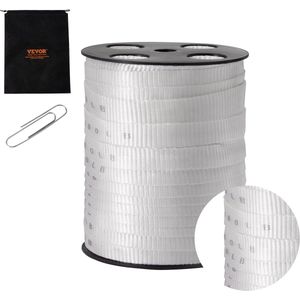 VEVOR Polyester Trekkoord – 80,8 m x 1,9 cm, 1134 kgf Treksterkte, 100% Polyestervezel, 5% Extra Lange Rol, Praktische Accessoires, Geschikt voor Verscheiden Toepassingen