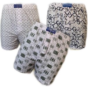 Embrator 3-stuks mannen Boxershorts Loose Fit katoen maat XXL