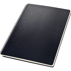Inovra ® Elegante A4 Spiraal Notitieblok met Stevige Zwarte Omslag