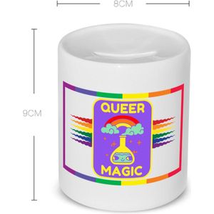 Akyol - lgbtq cadeau - Spaarpot - Lgbt - queer - lgbtq cadeau - mok met opdruk - lgbt - pride month - lgbtq vlag - gay pride - koffiemok met tekst - opdruk - leuke pride spullen - verjaardag - cadeau - gift - 350 ML inhoud