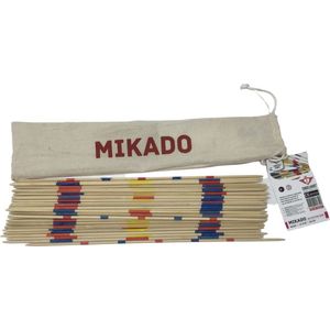 Longfield Reuze Mikado - Groot Spel van 50 cm in Kunststof Etui - Geschikt voor 2-6 Spelers vanaf 3 Jaar