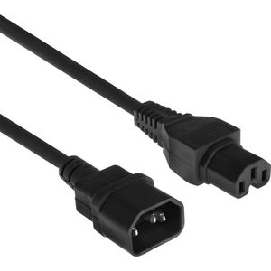 ACT Netsnoer C14 - C15 zwart 3 m AK5339
