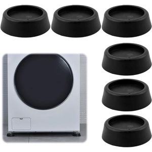 Ronde antislip rubberen glijders - Vloerbescherming voor stoelpoten, bed en bank - 6 stuks