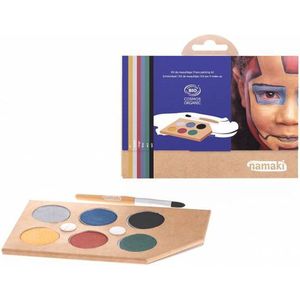 Namaki Schminkset – Thema schmink – Make up Kinderen – Face Paint pallete – Intergalactic Worlds – 6 kleuren – 6 x 2.5 gram