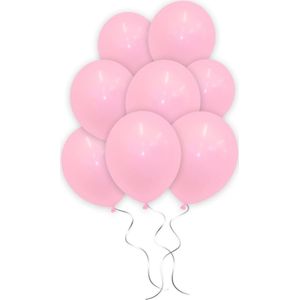LUQ - Luxe Roze Helium Ballonnen - 10 stuks - Verjaardag Versiering - Decoratie - Feest Latex Ballon Roze - Gender Reveal