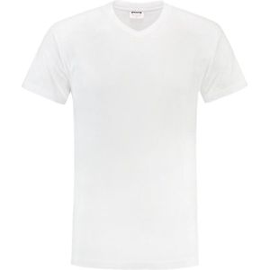 Tricorp 101007 T-Shirt V Hals - Wit - 7XL
