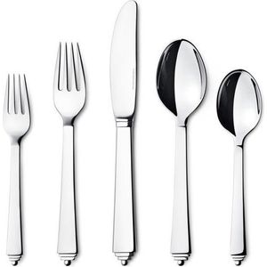 Georg Jensen Dinerbestekset Pyramide Rvs Zilver 5-delig