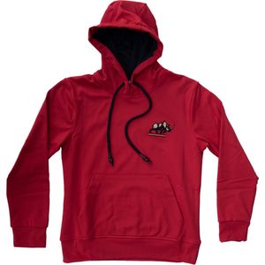 KAET - hoodie - unisex - Rood - maat - S - outdoor - sportief - trui met capuchon - zacht gevoerd