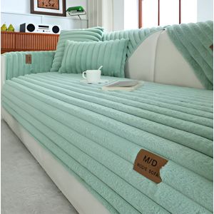 E-Shop4u® - Bankhoezen - Meridian Deluxe Bankhoes - 110x180 cm - Appel Groen