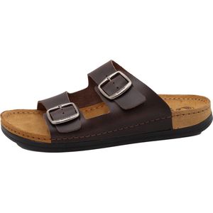 MUBB Dark Brown Slipper Heren - Maat 46